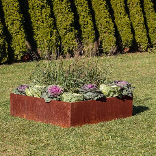Modern Steel Square planters Box | Made in Canada –Model # P596-Taimco