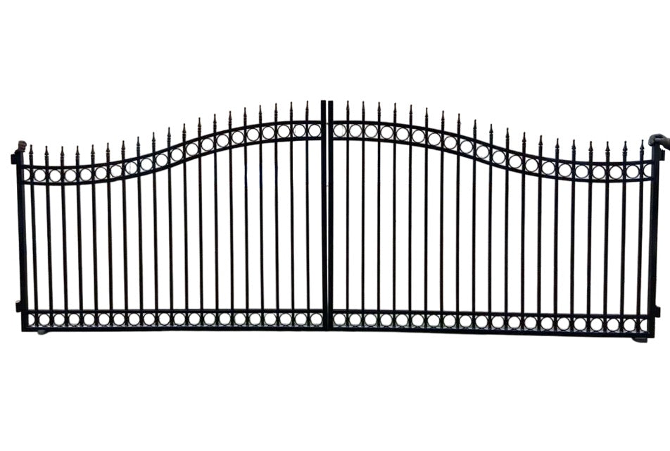 Modern Unique Design Driveway Gate | Ready to Ship | Made in Canada – Model #197R