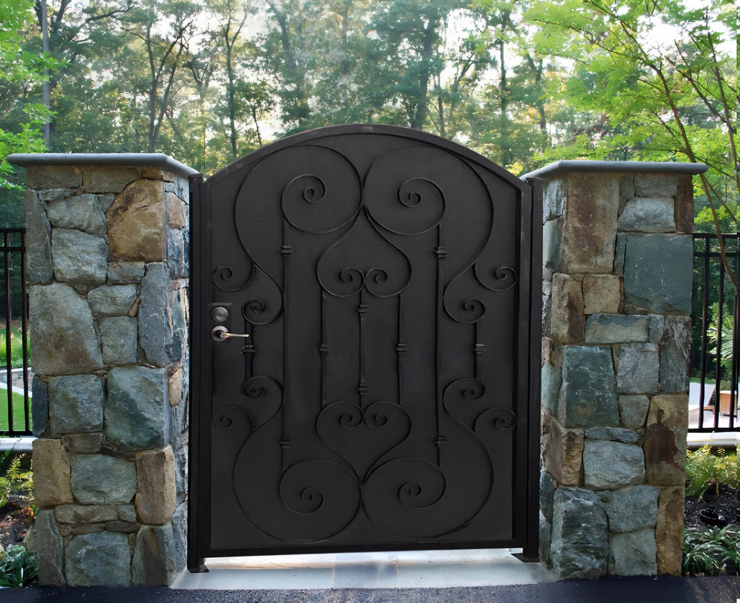 Montague Steel Garden Gate | Model # 315-Taimco