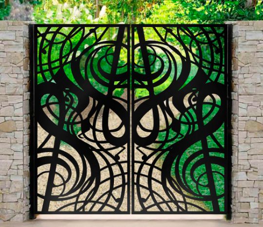 Musical Clef Gate | Made in Canada – Model # 280-Taimco