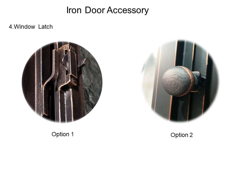 New Modern Iron Door Style | Square Top With kickplate | Model # IWD 924-Taimco