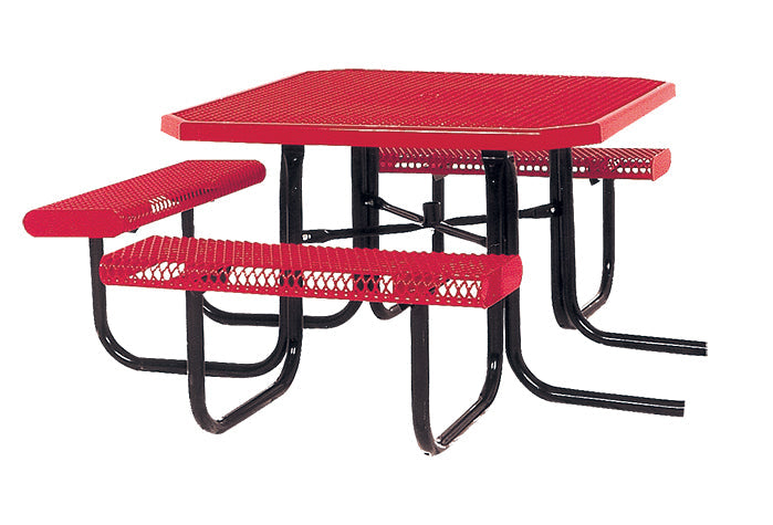 Octagon ADA Access Steel Picnic Tables | Picnic Table & Seat | Model ADAPT237-Taimco