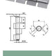 Open Weld Hinge With Bearing & Washer | Model # OWHB-165 ( Pack of 100 )-Taimco