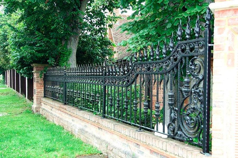 Ornamental Fence Panel - Wrought Iron Fence | Heavy Duty Metal Fence | Made in Canada – Model # FP924-Taimco