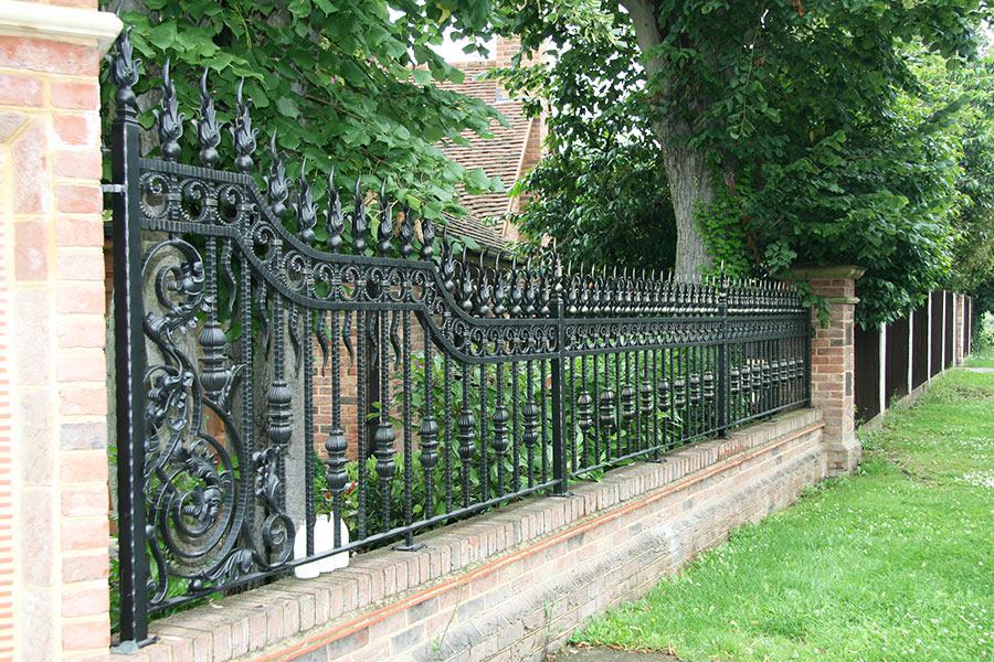 Ornamental Fence Panel - Wrought Iron Fence | Heavy Duty Metal Fence | Made in Canada – Model # FP924-Taimco