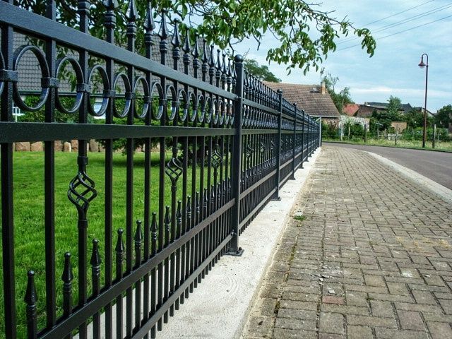 Ornamental Fence Panel - Wrought Iron Fence | Heavy Duty Metal Fence | Made in Canada – Model # FP934-Taimco