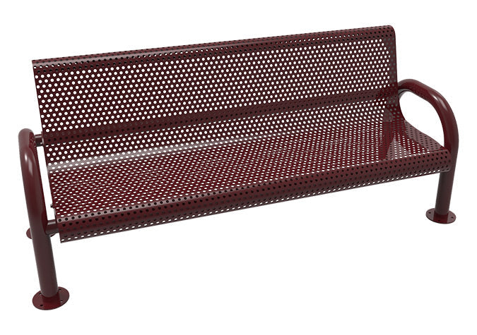 Perforated Metal Bench Top and Back Steel | Model MB214-Taimco