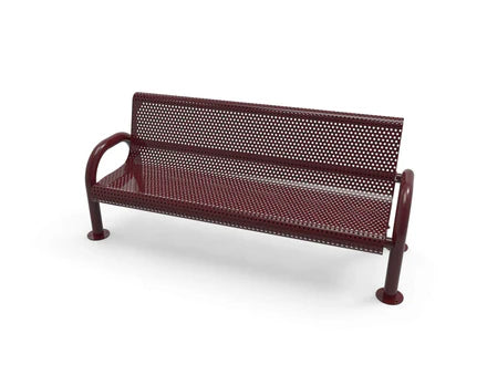 Perforated Metal Bench Top and Back Steel | Model MB214-Taimco