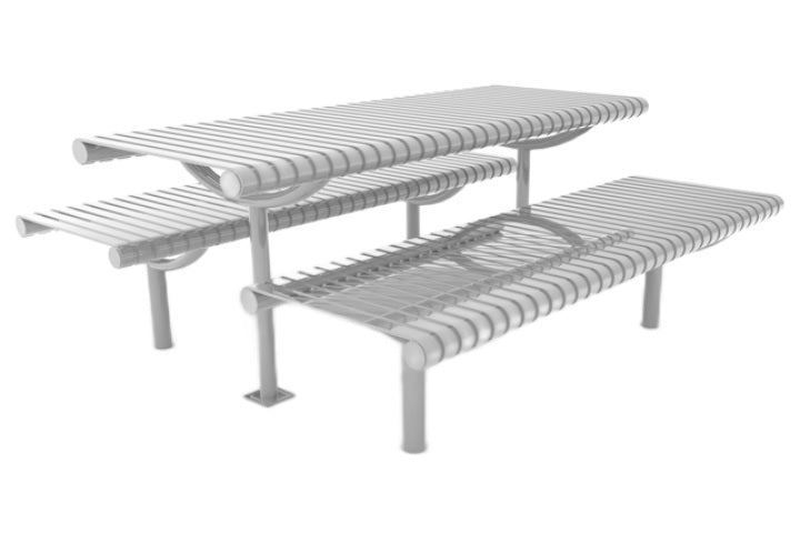 Picnic Table Surface Mount | Picnic Table & Seat | Model PT190-Taimco