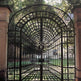 Ponzo Illusion Steel Garden Gate | Model # 259-Taimco