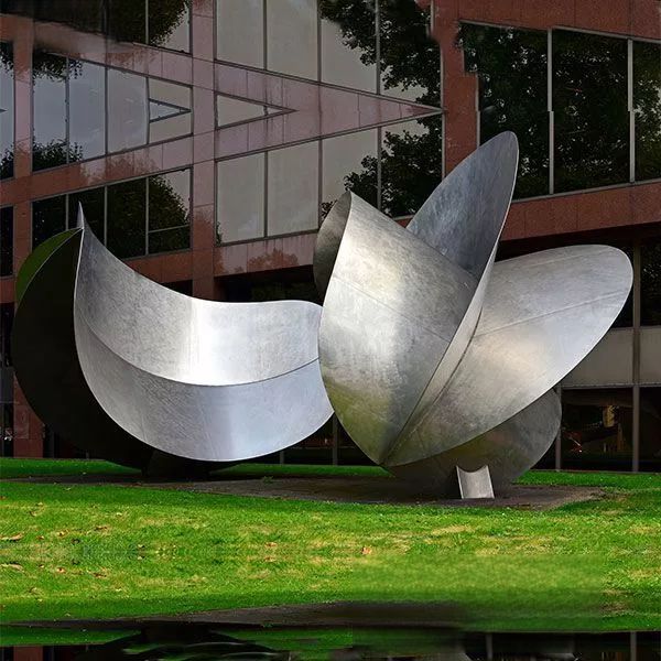 Public Art Abstract Large Outdoor Metal Sculptures - Outdoor Sculptures Model # MSC1227-Taimco