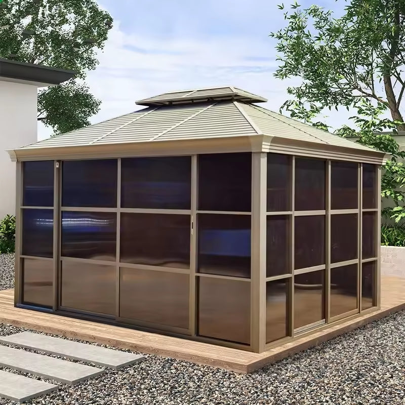 Rectangular Sunroom Solarium House - Garden House – Model # SUNR4355-Taimco