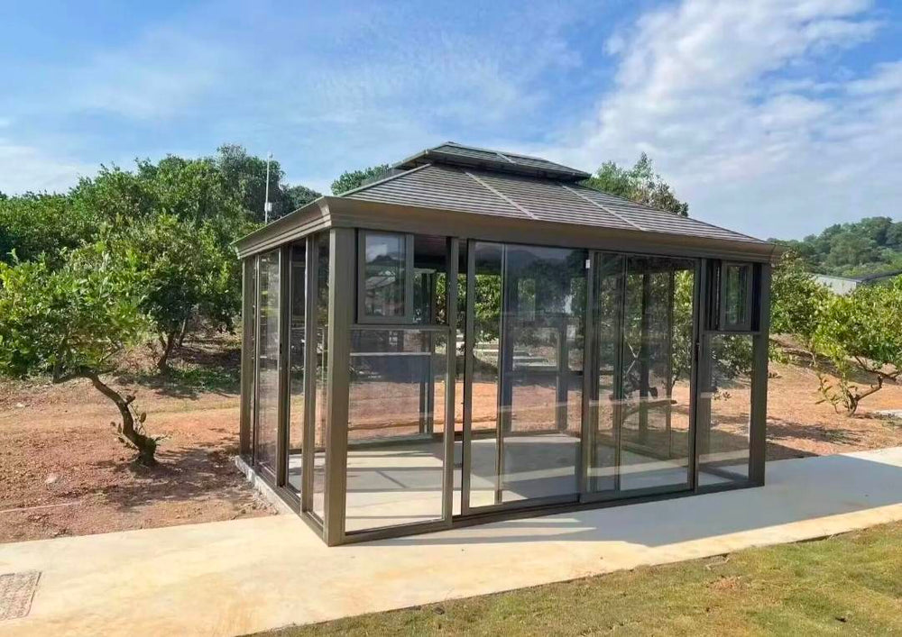 Rectangular Sunroom Solarium House - Garden House – Model # SUNR4355-Taimco