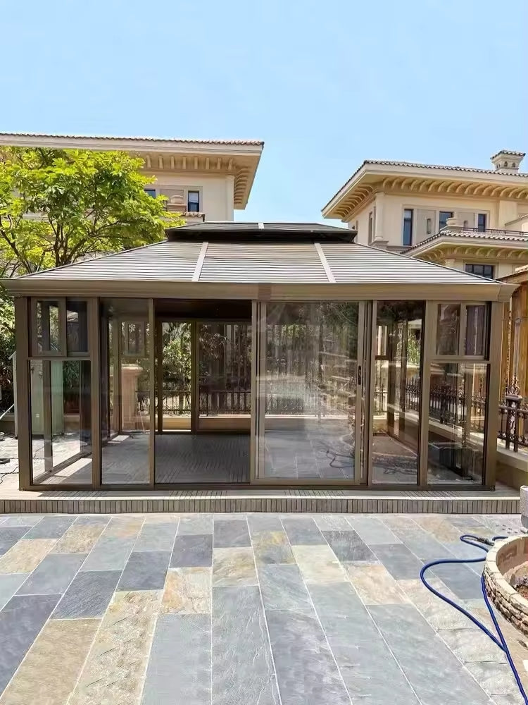 Rectangular Sunroom Solarium House - Garden House – Model # SUNR4355-Taimco