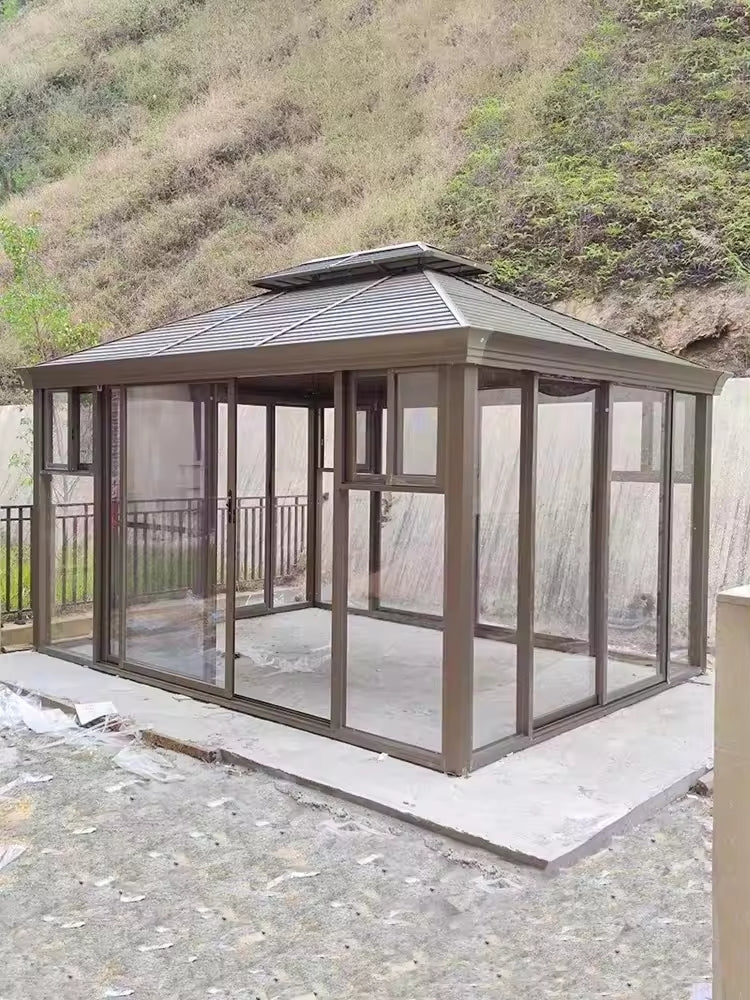 Rectangular Sunroom Solarium House - Garden House – Model # SUNR4355-Taimco