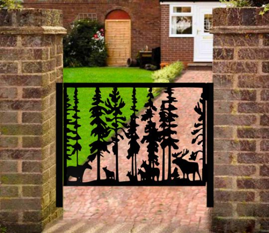 Roddickton Metal Garden Gate | Model # 274-Taimco