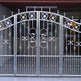 Royal Spiral Design Metal Garden Gate | Unique Wrought Iron Entrance Gate | Made in Canada – Model # 250-Taimco