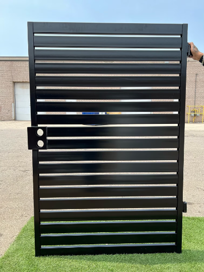 Santa Monica Steel Yard Gate | Model # 316-Taimco