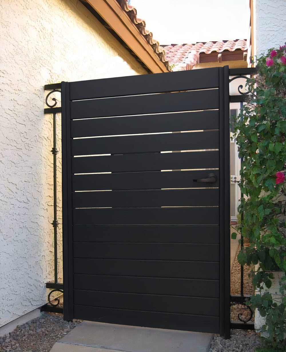 Santa Monica Steel Yard Gate | Model # 316-Taimco