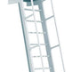 Ship Aluminum Ladders With Platform 60 & 75 Standard Degrees - Model # SL1487-Taimco