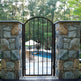 Simple & Gorgeous Metal Fence Pool Gate | Modern Fabrication Metal Back Yard Gate | Made in Canada – Model # 317-Taimco