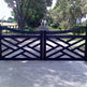 Simple Metal Driveway Gate | Heavy Duty Entrance Gate | Custom Fabrication Heavy Duty Metal Entrance Gate | Made in Canada – Model # 176-Taimco