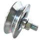 Sliding Gate Wheel with Bolts Groove Y,V,U,H | One and Two Bearings | Model # HC ( Pack of 25 )-Taimco