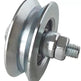 Sliding Gate Wheel with Bolts Groove Y,V,U,H | One and Two Bearings | Model # HC ( Pack of 25 )-Taimco