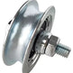 Sliding Gate Wheel with Bolts Groove Y,V,U,H | One and Two Bearings | Model # HC ( Pack of 25 )-Taimco