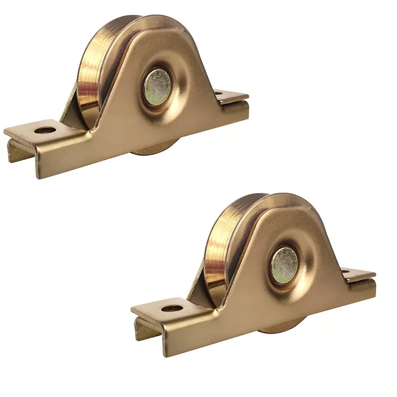 Sliding Gate Wheel with Internal Bracket Groove Y,V,U | One and Two Bearings | Model # HB ( Pack of 25 )-Taimco