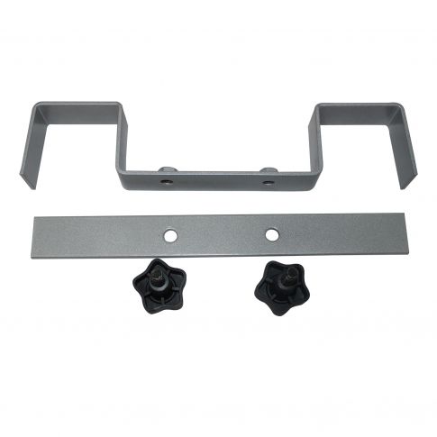 Social Distancing Area 8' X 8' with Stairs, Guardrails, and Adjustable Legs up to 48" Model STA3598X8-Taimco