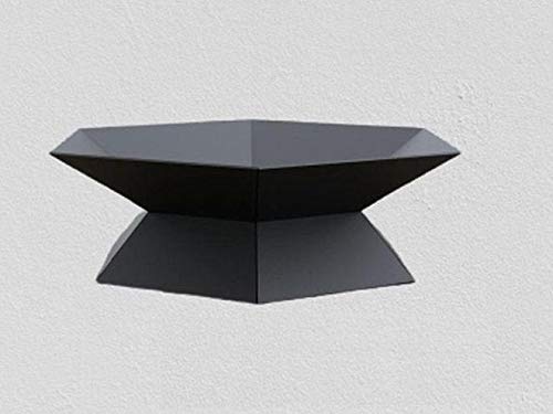 Solid Steel Hexagonal Shape Wood Fire Pit | Custom Fabricated Outdoor Fire Pit Bowl | Made in Canada – Model # WBFP636-Taimco
