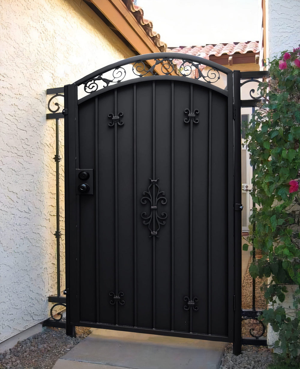 Sorrento Wrought Iron Gate | Model # 497-Taimco