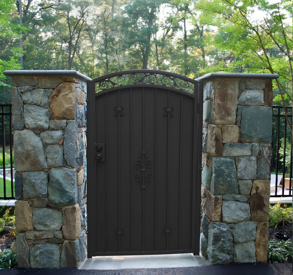 Sorrento Wrought Iron Gate | Model # 497-Taimco