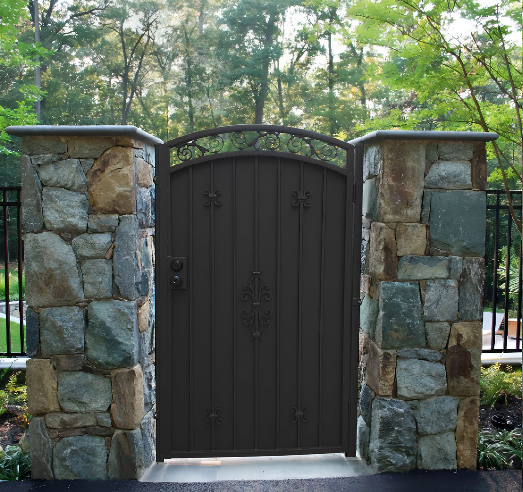 Sorrento Wrought Iron Gate | Model # 497-Taimco