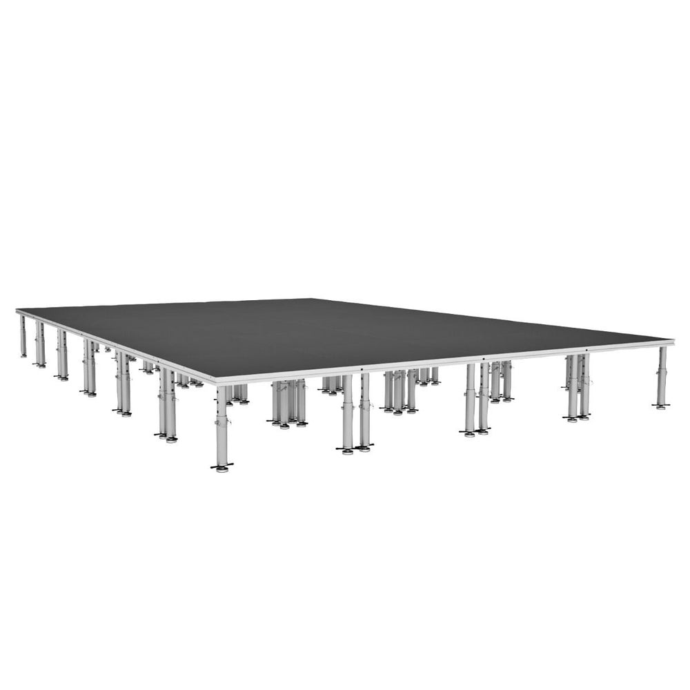 Stage Platform 16X24 Feet Portable and Height Adjustable and Ladder Model STA34716X24-Taimco