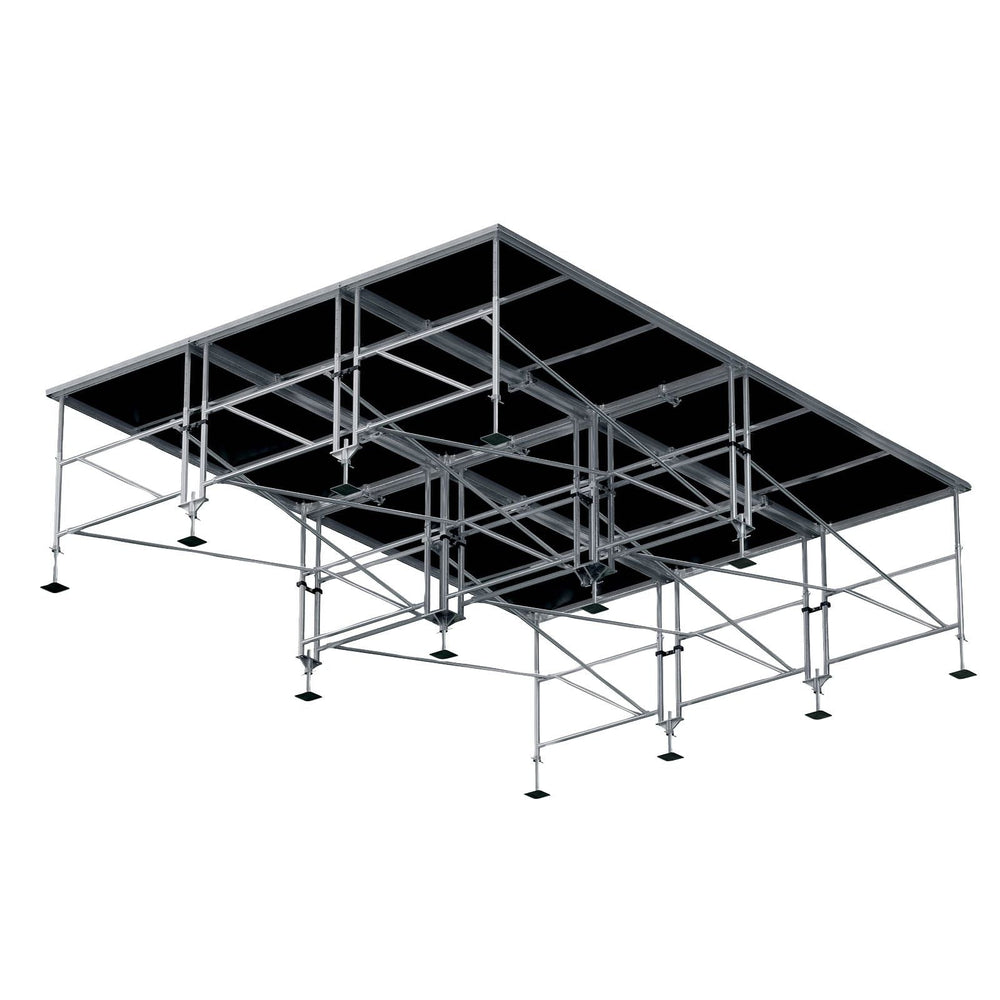 Stage Platform Z Base Frame 12X16 Feet Portable and Height Adjustable Model STA358Z12X16-Taimco