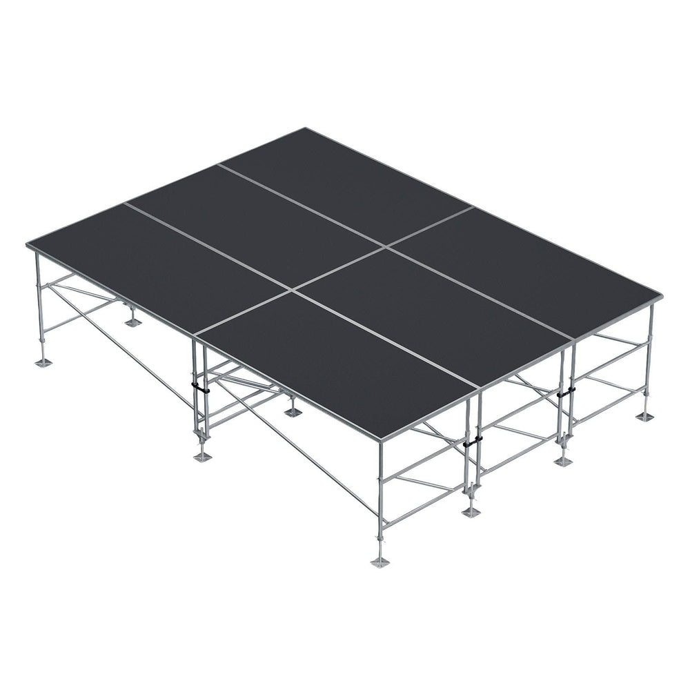 Stage Platform Z Base Frame 12X16 Feet Portable and Height Adjustable Model STA358Z12X16-Taimco