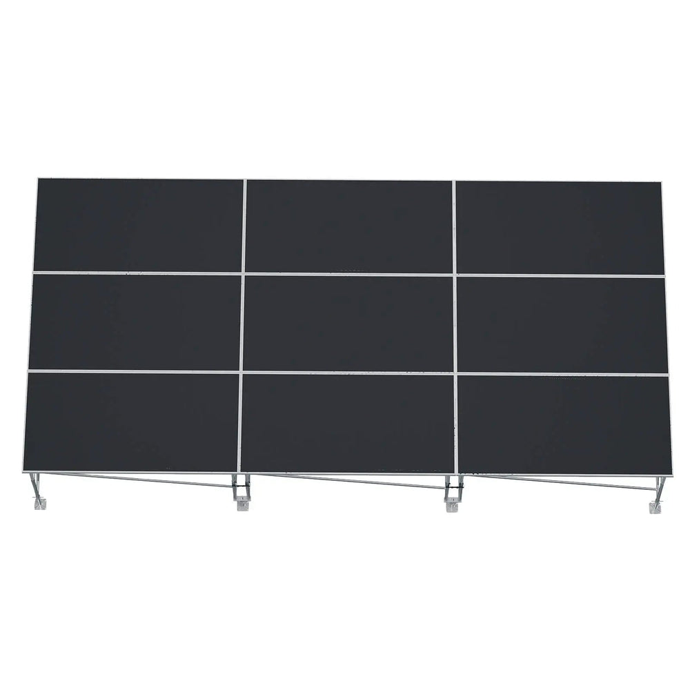 Stage Platform Z Base Frame 12X24 Feet Portable and Height Adjustable Model STA357Z12X24-Taimco