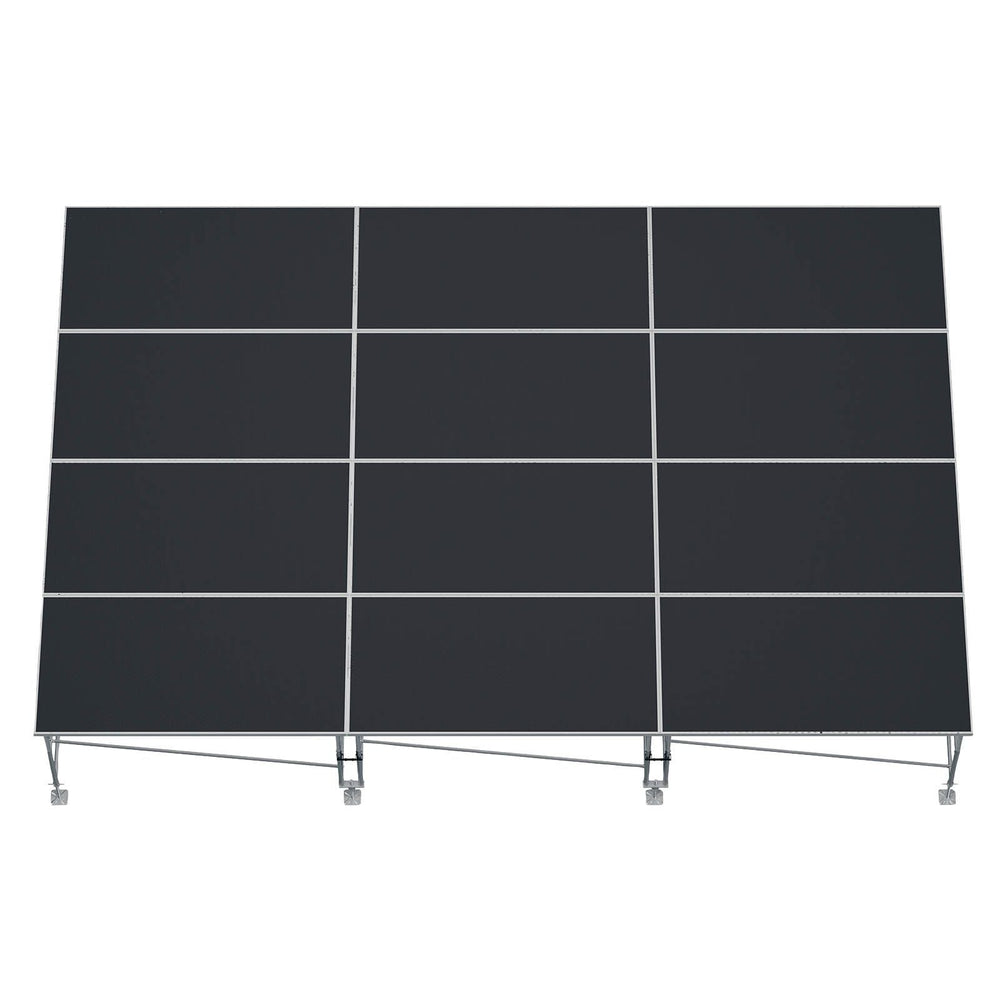 Stage Platform Z Base Frame 16X24 Feet Portable and Height Adjustable Model STA356Z16X24-Taimco