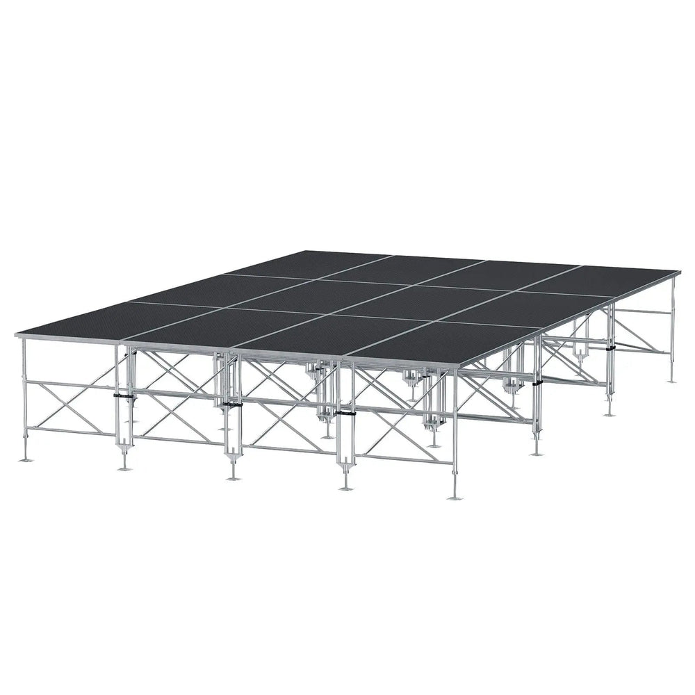 Stage Platform Z Base Frame 16X24 Feet Portable and Height Adjustable Model STA356Z16X24-Taimco