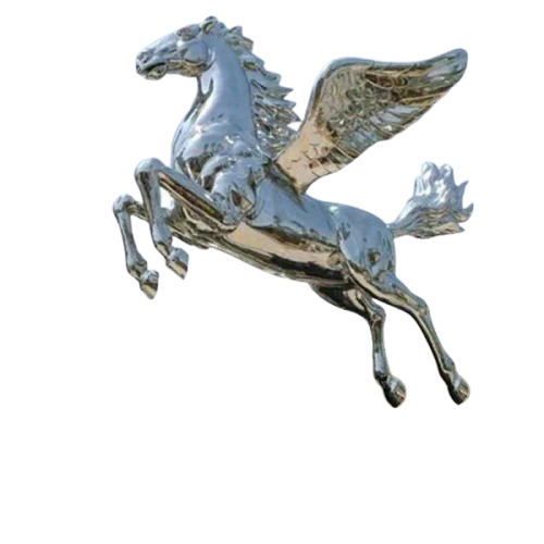 Stainless Steel Horse with Wings Outdoor Decor Statue Model # MSC1300