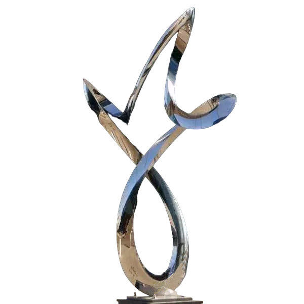 Stainless Steel Ring Sculpture for Outdoor Garden Decor Model #SSS1241