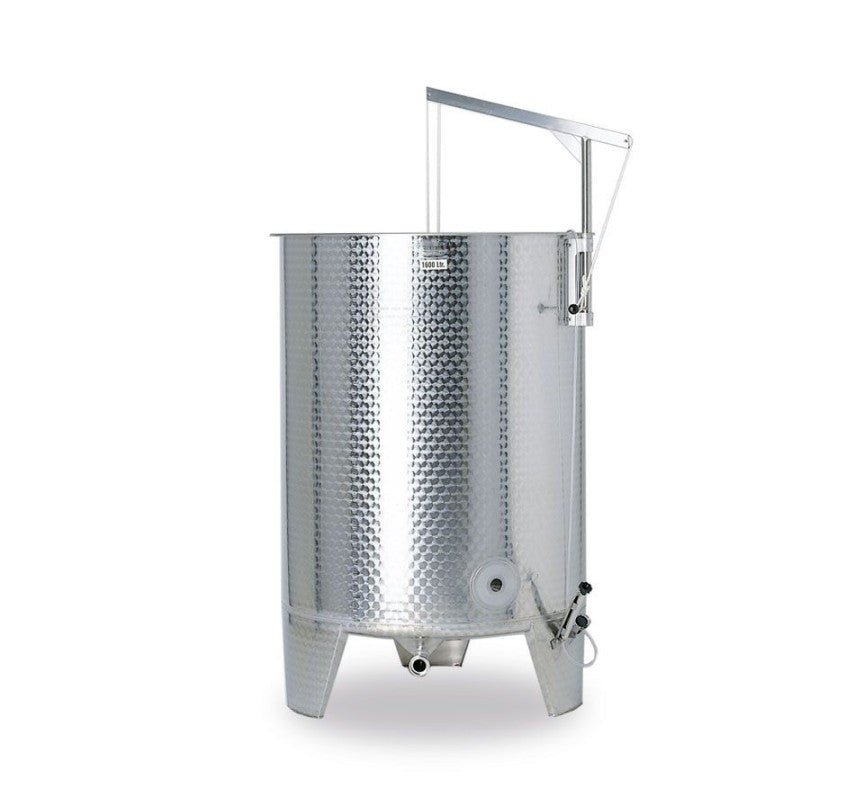 Stainless Steel Variable Capacity Top Open Cylinder Style With Crain Model SST4461-Taimco