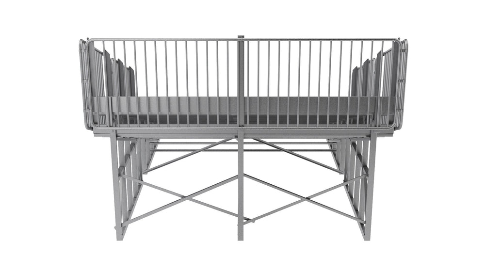 Standard 10 Row Bleachers System - Model BLEC10-Taimco