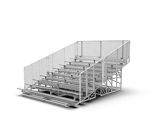 Standard & Preferred Transportable Aluminum Bleachers System - Model BLECTA510-Taimco