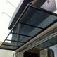 Steel Awnings with clear polycarbonate - Custome Sizes and Shapes - Made in Canada - Model # WA891-Taimco