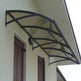 Steel Awnings with Clear polycarbonate Plastic - Custome Sizes and Shapes - Made in Canada - Model # WA894-Taimco