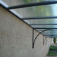 Steel Awnings with Foggy polycarbonate Plastic Cover - Custome Sizes and Shapes - Made in Canada - Model # WA892-Taimco