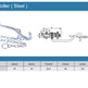 Steel Banana Cableway Roller Trolley With Chains | Model # HBR ( Pack of 5 )-Taimco